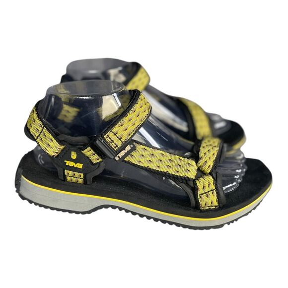 Teva Women’s Hurricane Ampsole Black & Yellow Sandals Size-8 - Picture 4 of 9